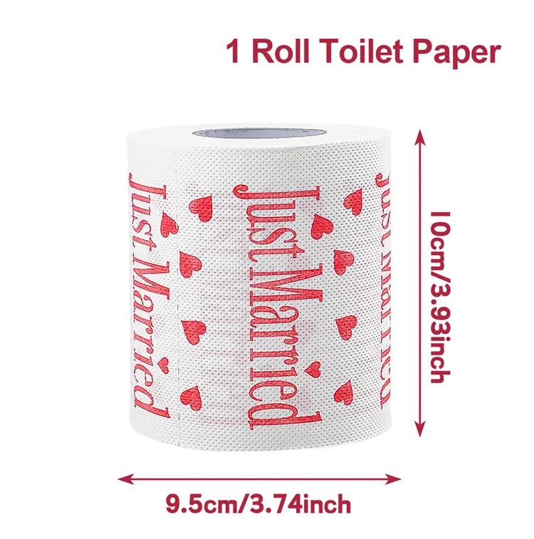 Novelty Christmas & Happy New Year 2026 Toilet Paper Roll