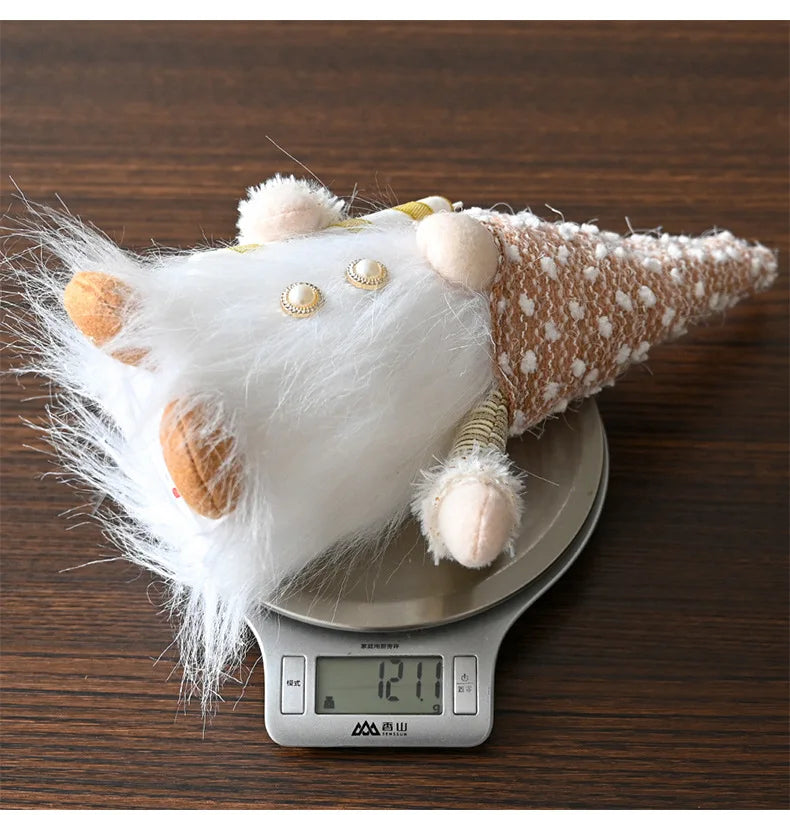 LED Light-Up Christmas Gnome Doll Holiday Decoration