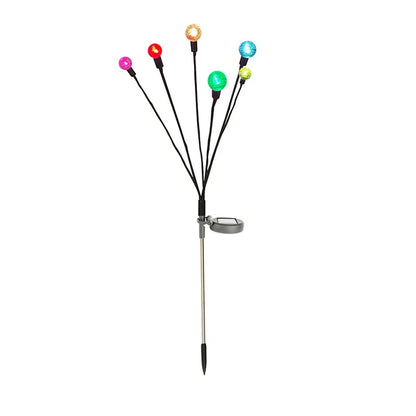 AlliLit Solar Firefly Garden Lights (Warm White/Multi-Color)