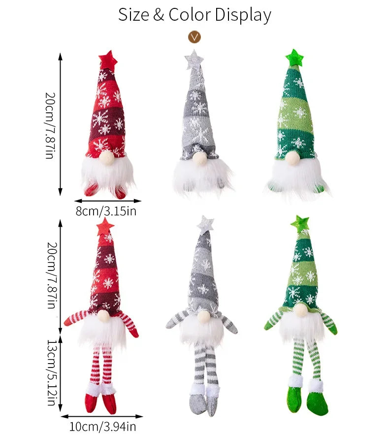 LED Light-Up Christmas Gnome Doll