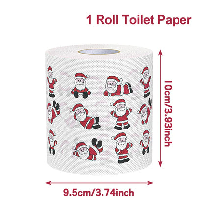 Novelty Christmas & Happy New Year 2026 Toilet Paper Roll