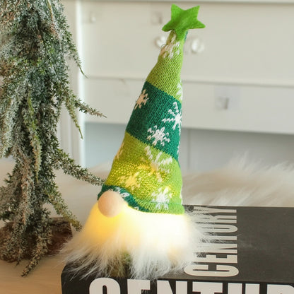LED Light-Up Christmas Gnome Doll