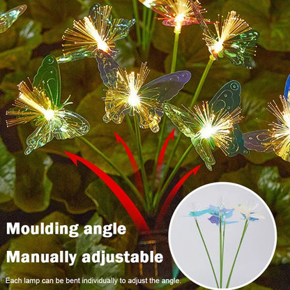 Magical Solar LED Butterfly Garden Stake Lights (Colorful)