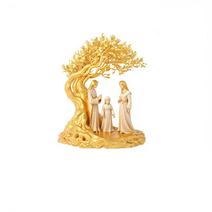 Jesus Tree of Life Acrylic Ornament Christian Desktop Decor