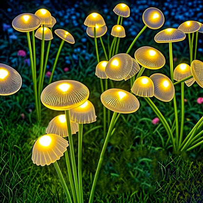 Solar LED Mushroom/Jellyfish Garden Lights (Dual Mode)