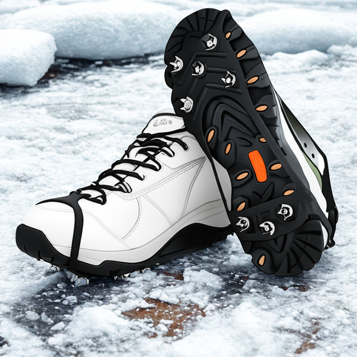 Anti slip ice gripper shoe grips designed to prevent slips and enhance safety on icy surfaces